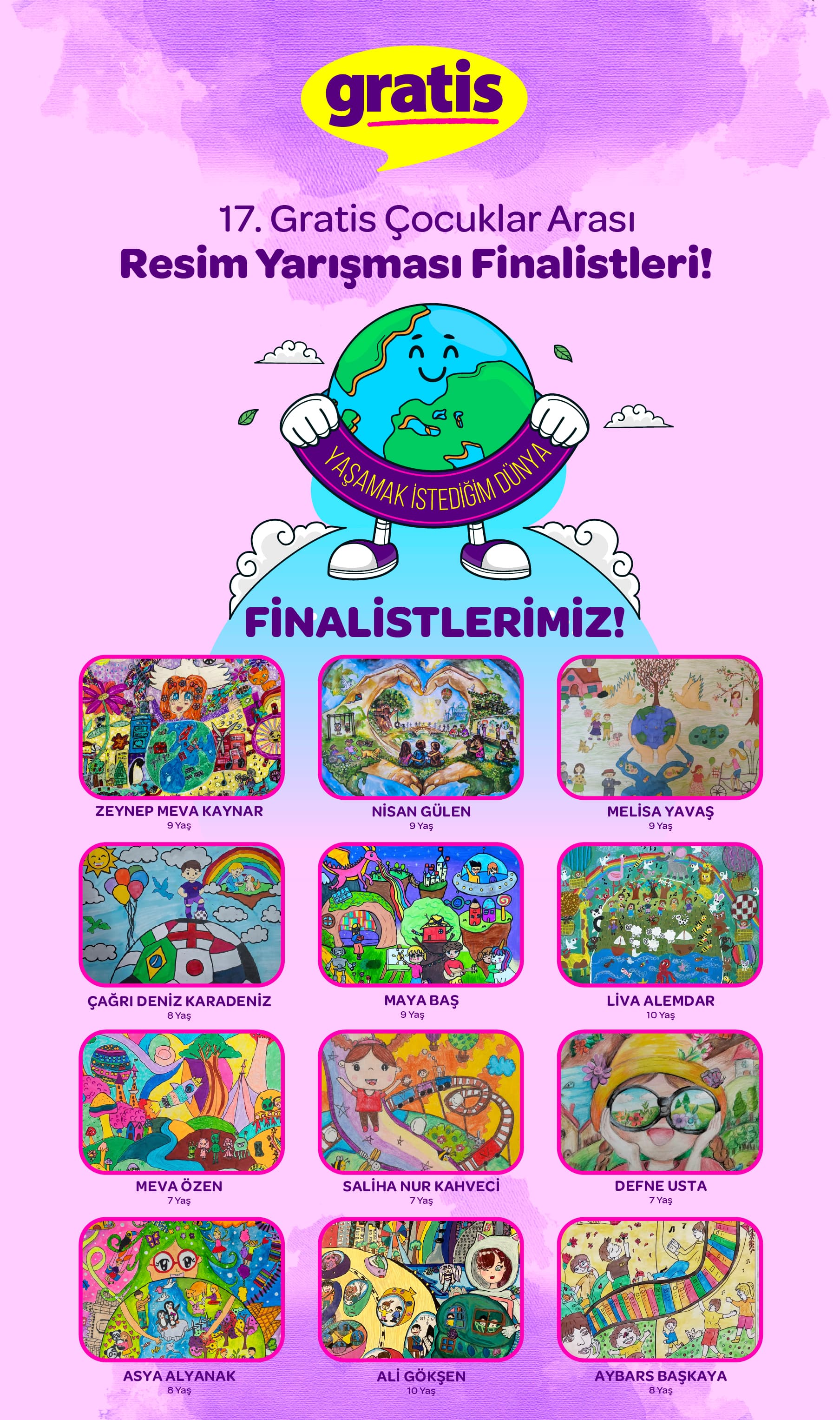 Gratis resim yarışması finalistleri